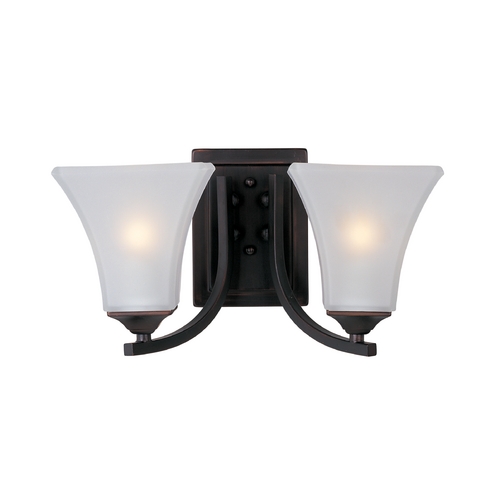 Aurora Oil Rubbed Bronze Bathroom Light by Maxim Lighting