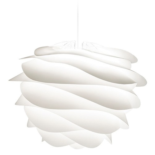 UMAGE UMAGE White Plug-In Swag Pendant Light with Abstract Shade 2056_4009