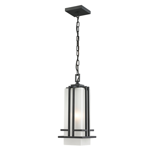 Z-Lite Abbey Black Outdoor Hanging Light by Z-Lite 549CHM-BK