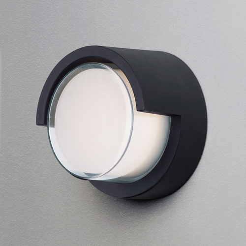 Eyebrow Black LED Outdoor Wall Light by Maxim Lighting