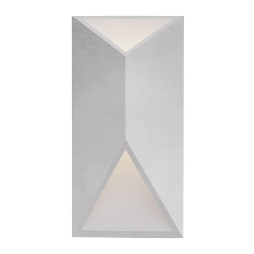 Modern Brushed Nickel LED Outdoor Wall Light 3000K 340LM by Kuzco Lighting