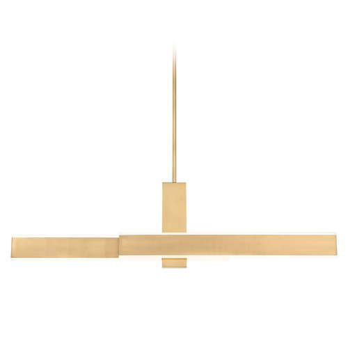Cameno 36-Inch LED Chandelier in Satin Gold by Eurofase Lighting