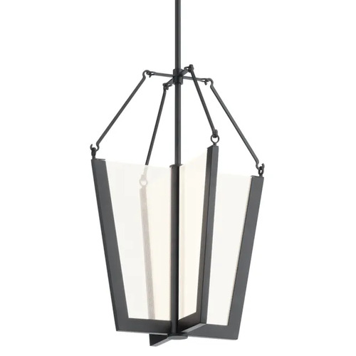 Kichler Lighting Calters 19.75-Inch LED Pendant in Black by Kichler Lighting 52291BKLED