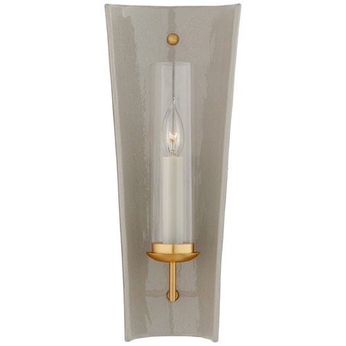 Chapman & Myers Downey Sconce in Gray & Gild by Visual Comfort Signature