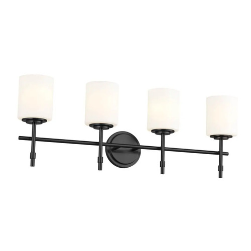 Ali 4-Light Vanity Light in Black by Kichler Lighting