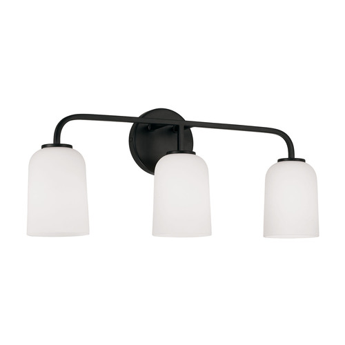 HomePlace by Capital Lighting Lawson 23.50-Inch Bath Light in Black by HomePlace by Capital Lighting 148831MB-542