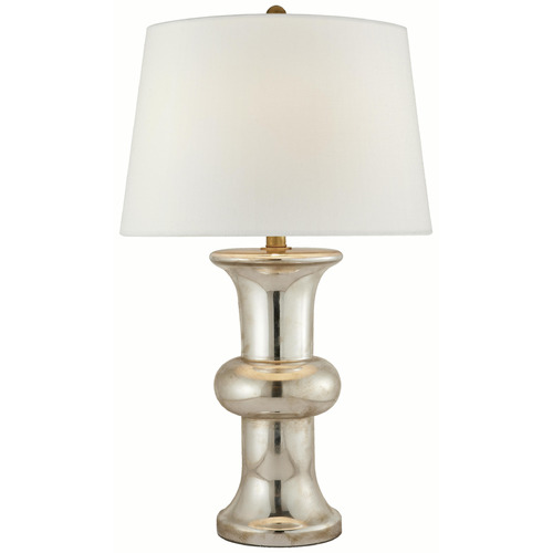 Visual Comfort Signature Collection Visual Comfort Signature Collection Bull Nose Mercury Glass Table Lamp with Empire Shade SL3845MG-L