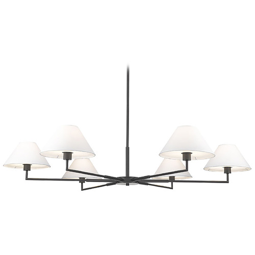 Z-Lite Leila Matte Black Chandelier