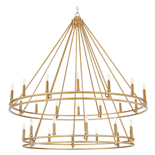 Z-Lite Dennison Signature Brass Chandelier