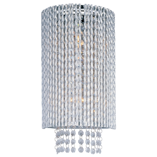 Spiral 2-Light Wall Mount in Polished Chrome by ET2 Lighting