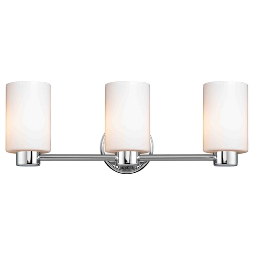Design Classics Lighting Aon Fuse Chrome Bathroom Light 1803-26 GL1024C