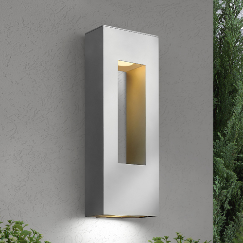 Hinkley Modern LED Outdoor Wall Light in Titanium Finish 1649TT-LED