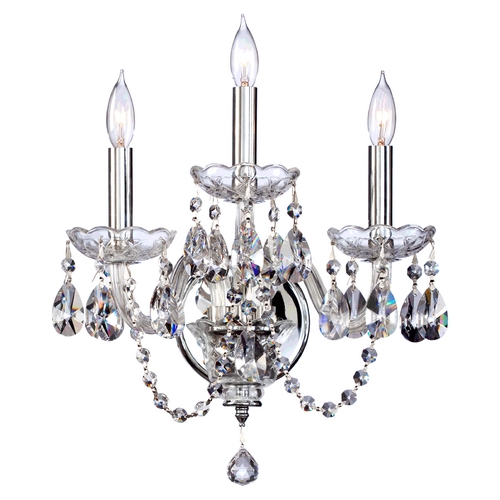Bohemian Katerina Chrome Sconce by Quorum Lighting
