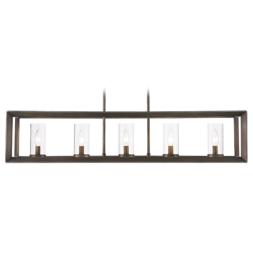 Golden Lighting Smyth Gunmetal Bronze Linear Light by Golden Lighting 2073-LP GMT