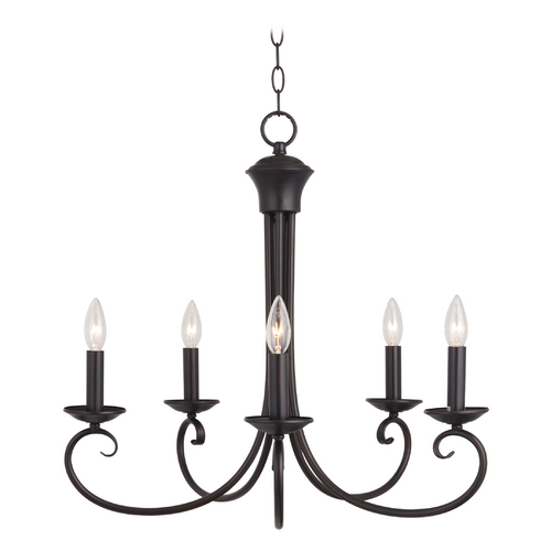 Maxim Lighting Loft Oil Rubbed Bronze Chandelier by Maxim Lighting 70005OI