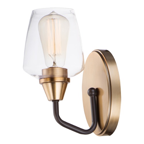 Goblet Bronze & Antique Brass Sconce by Maxim Lighting