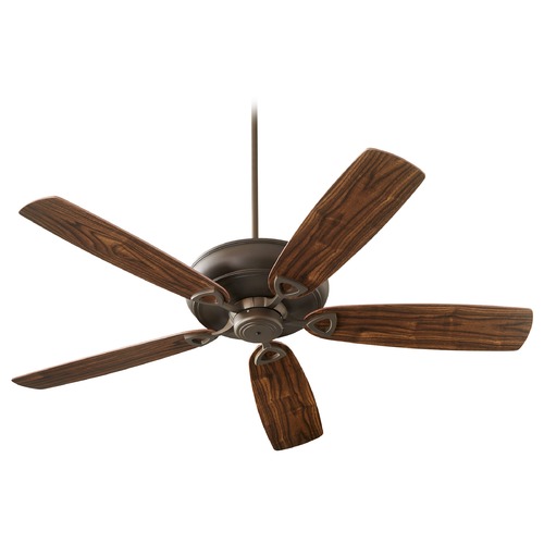 Quorum Lighting Alto Oiled Bronze Ceiling Fan Without Light by Quorum Lighting 40625-86