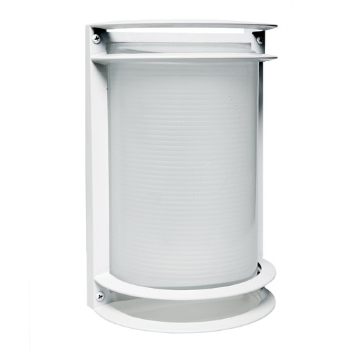 Satco Lighting White LED Outdoor Wall Light by Satco Lighting 62/1413