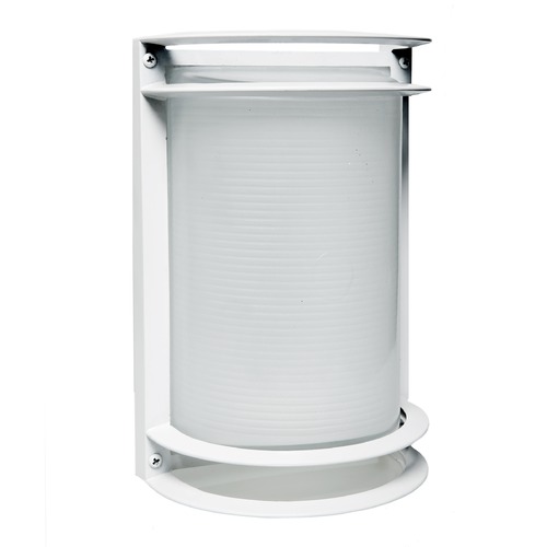 White LED Outdoor Wall Light by Satco Lighting