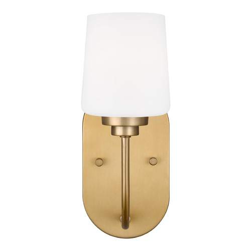 Windom Satin Brass LED Sconce by Generation Lighting
