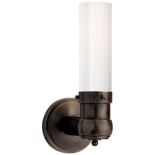 Visual Comfort Signature Collection Thomas OBrien Graydon Bath Sconce in Bronze by Visual Comfort Signature TOB2187BZWG