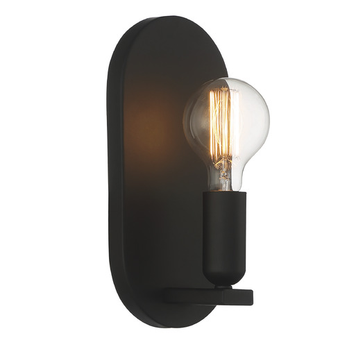 11.5-Inch Wall Sconce in Matte Black by Meridian