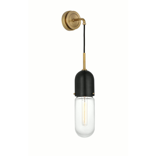 Visual Comfort Signature Collection Thomas OBrien Junio Sconce in Bronze & Brass by VC Signature TOB2645BZHABCG