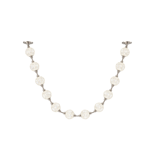 Marni 86.50-Inch Pendant in Polished Nickel by Alora Lighting