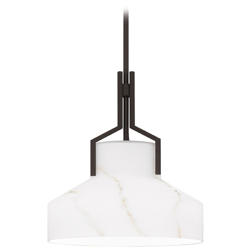 Quoizel Lighting Quoizel Pendant Old Bronze Pendant Light with Bowl / Dome Shade