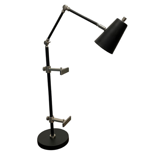 House Of Troy River North Black / Satin Nickel LED Task / Reading Lamp