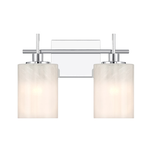 Meridian Chrome Bathroom Light