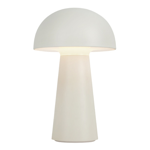 Kuzco Lighting Asher Cream LED Table Lamp with Bowl / Dome Shade