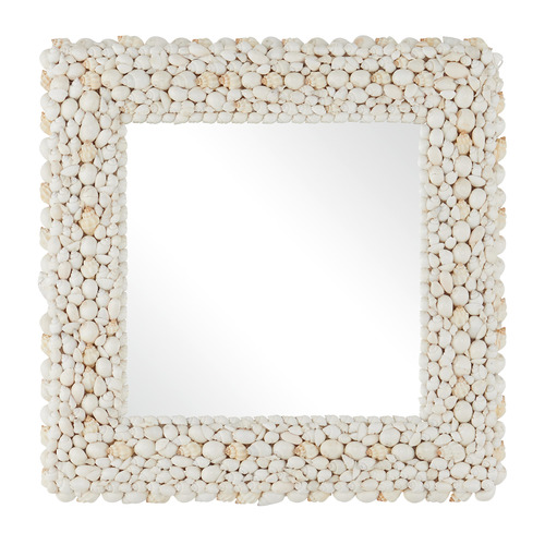 Currey and Company Lighting Piddock Square 22-Inch Decorative Mirror 1000-0164