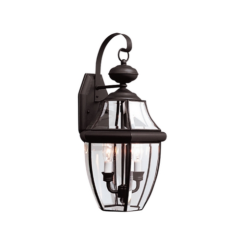 Lancaster Outdoor Wall Light in Black by Generation Lighting