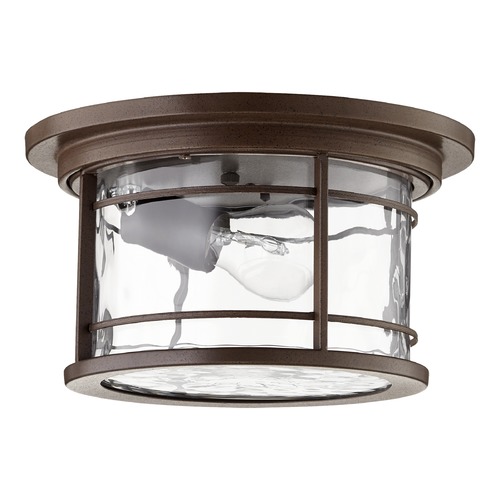 Quorum Lighting Larson Oiled Bronze Close To Ceiling Light by Quorum Lighting 3916-11186