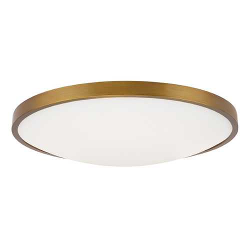 Visual Comfort Modern Collection Sean Lavin Vance 13-Inch 277V 2700K LED Flush Mount in Aged Brass by Visual Comfort Modern 700FMVNC13A-LED927-277