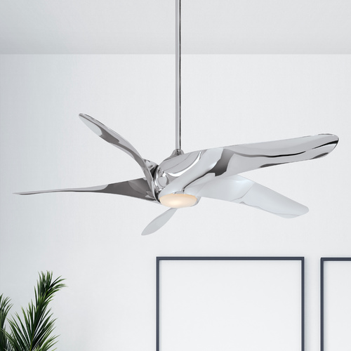 Artemis XL5 62-Inch LED Fan in Liquid Nickel by Minka Aire