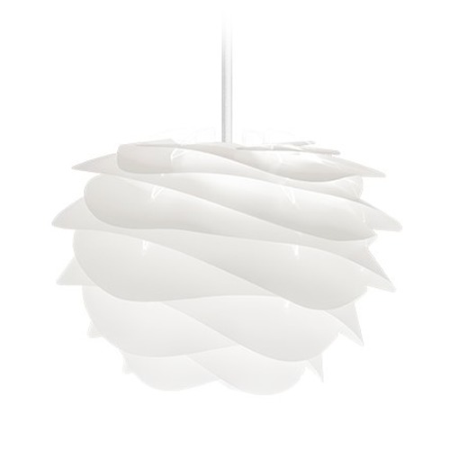 UMAGE UMAGE White Plug-In Swag Pendant Light with Abstract Shade 2057_4009