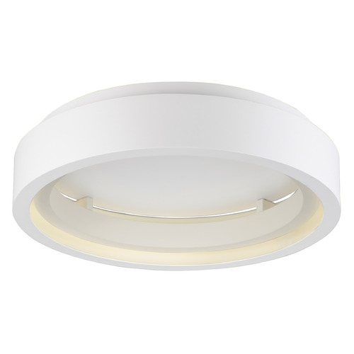 iCorona FOH 23.50-Inch LED Flush Mount in Matte White by ET2 Lighting