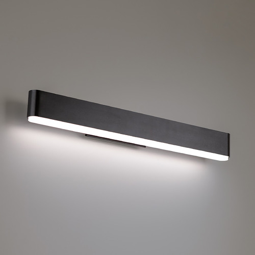 Modern Forms by WAC Lighting 0 To 60 Black LED Vertical Bathroom Light by Modern Forms WS-56124-27-BK