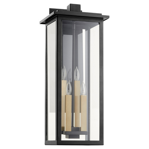 The Westerly Large 4-Light Noir Lantern Quorum International by Quorum Lighting
