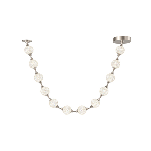 Marni 86.50-Inch Pendant in Polished Nickel by Alora Lighting