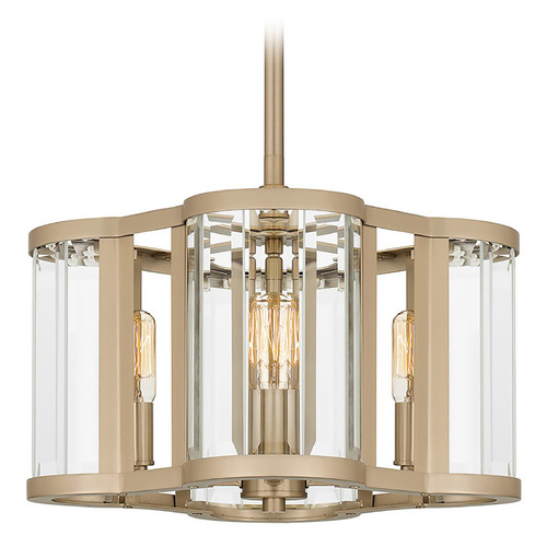Quoizel Lighting Quoizel Lighting Renee Bronze Gold Pendant Light QP6193BGD