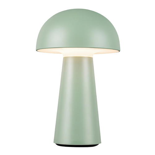 Kuzco Lighting Asher Sage Green LED Table Lamp with Bowl / Dome Shade