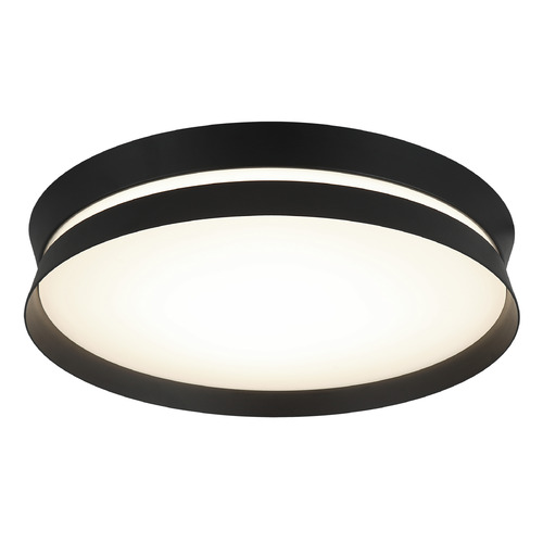 Matteo Lighting Greyson Matte Black LED Flushmount Light