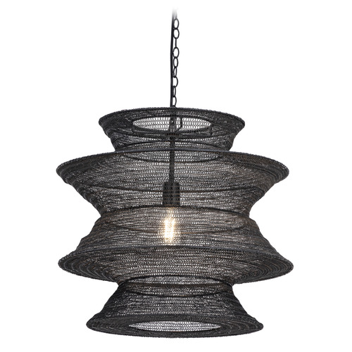 Maxim Lighting Krabi Black Pendant Light