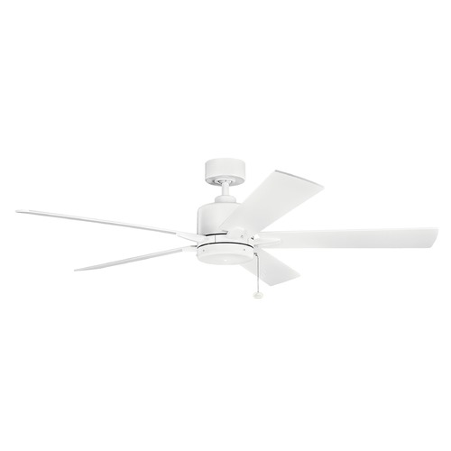 Kichler Lighting Bowen 60-Inch Matte White Fan by Kichler Lighting 330243MWH