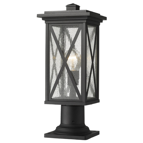 Z-Lite Brookside Black Post Light by Z-Lite 583PHMR-533PM-BK