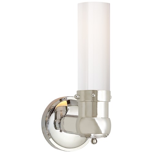 Visual Comfort Signature Collection Thomas OBrien Graydon Bath Sconce in Nickel by Visual Comfort Signature TOB2187PNWG
