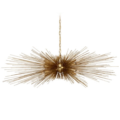 Kelly Wearstler Strada Linear Light in Gild by Visual Comfort Signature